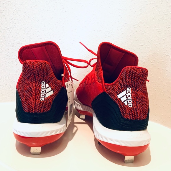Adidas Men’s Icon Bounce Hybrid Red Baseball Cleats Size 12 NWT main image 15